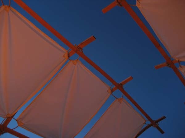 lusthaus:a group dining pavilion project heavily inspired by the swedish wood dining experience and its relationship to the natural landscape 